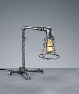 Lampe design Trio Gotham Gris Métal