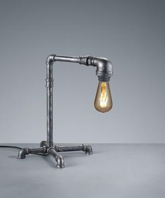 Lampe design Trio Gotham Gris Métal