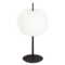 Lampe design Kundalini Kushi Noir Métal - Verre