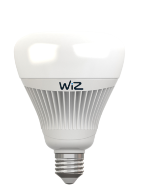 Ampoule E27 Led connectée Wiz Blanc Plastique