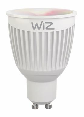Ampoule GU10 connectée Wiz Blanc Plastique