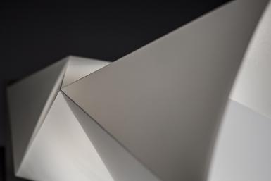 Lampadaire design Slamp Diamond Blanc Technopolymère