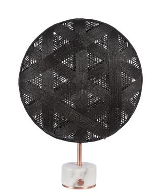 Lampe design Chanpen Hexagonal Noir et cuivre Forestier Chanpen Cuivre Tissu