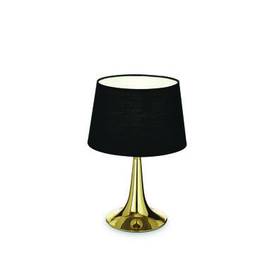 Lampe design Ideal lux London Or Métal - Tissus