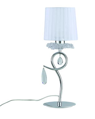 Lampe design Mantra Louise Blanc Métal