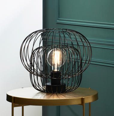 Lampe design Market set Kokeshi Noir Métal