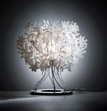 Lampe design Slamp Fiorella Blanc Technopolymère
