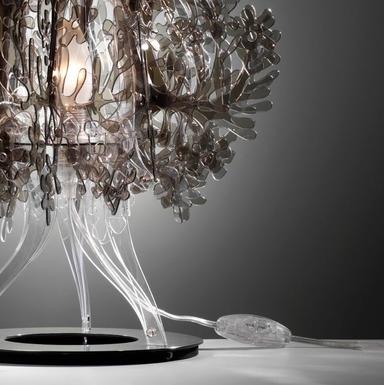 Lampe design Slamp Fiorella Transparent Technopolymère