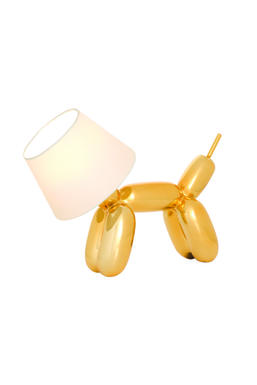 Lampe design Sompex Doggy Or résine
