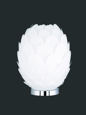 Lampe design Trio Choke Blanc Plastique
