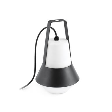 Lampe extérieure design Faro Cat Noir Aluminium