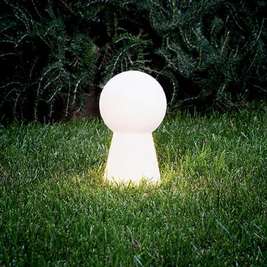 Lampe extérieure Ideal lux Birillo Blanc Plastique
