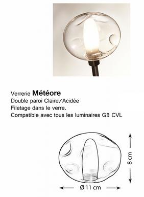 Plafonnier 12 lampes design Cvl Laika Graphite Laiton massif