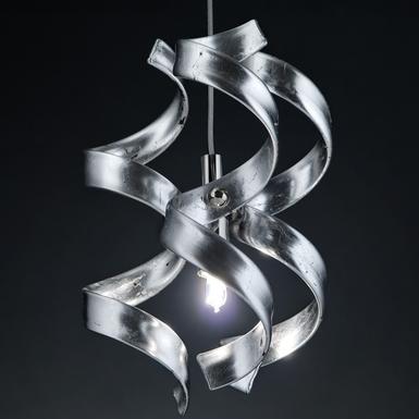Suspension 3 lampes design Metal Lux Astro Chrome Verre