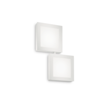 Applique 2 lampes design Ideal lux Union Blanc Métal