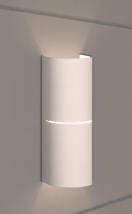 Applique 2 lampes design Wofi Braez Blanc Acier