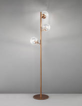 Lampadaire 3 lumières design Metal Lux Global Bronze Métal