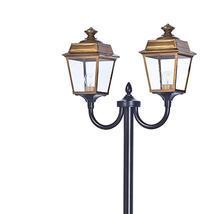 Lampadaire extérieur 2 Lampes classique Roger Pradier Place des Vosges 1 Tradition Fonte d'aluminium