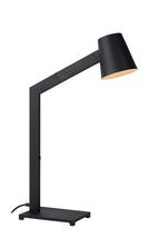 Lampe de bureau design Lucide Mizuko Noir Métal