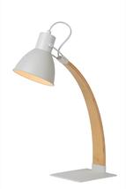 Lampe design Lucide Curf Blanc Bois