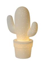 Lampe design Lucide Cactus Blanc Céramique