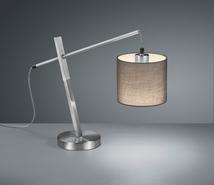 Lampe design Trio Padme Gris Métal - Tissus