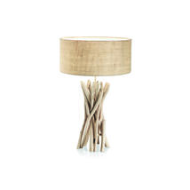 Lampe en bois flotté Ideal lux Driftwood Beige Bois
