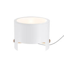 Lampe scandinave Mantra Cube Blanc Métal