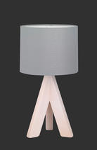 Lampe scandinave Trio Ging Gris Cendre Bois