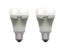 Lot de 2 ampoules E27 led connectée Wiz Blanc Plastique