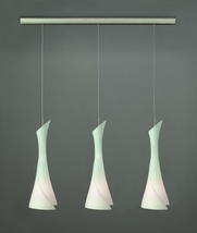 Lustre 3 lampes design Mantra Zack Nickel Acier