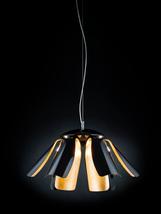 Lustre 6 lampes design Metal Lux Tropic Noir Métal