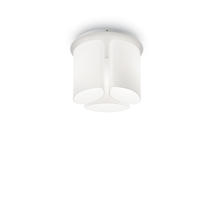 Plafonnier 3 lampes design Ideal lux Almond Blanc Métal