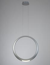 Suspension led Mantra Ring Gris Aluminium