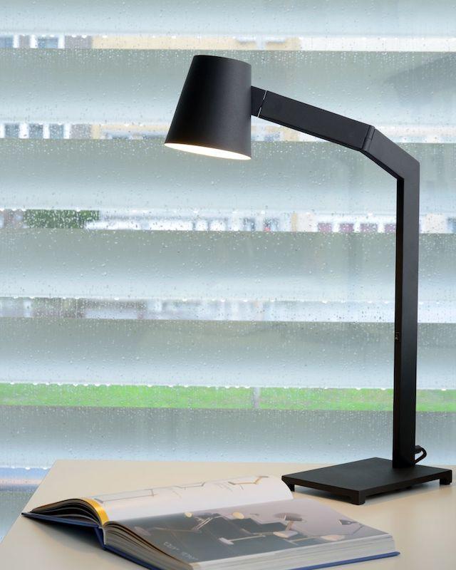 Lampe de bureau design Lucide Mizuko Noir Métal – Lampes de bureau chez  Web-Luminaire