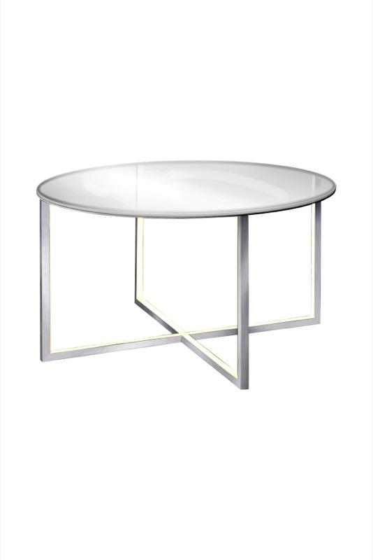 Table Basse Lumineuse Sompex Tavola Gris Aluminium Tables Design Chez Web Luminaire