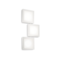 Applique 3 lampes design Ideal lux Union Blanc Métal