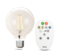 Kit d'ampoule E27 à filament + télécommande iDual Verre