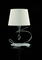Lampe design Mantra Mara blanc Chrome Acier
