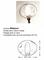 Lustre 6 lampes design Cvl Perla Graphite Laiton massif
