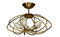 Plafonnier 5 lampes classique Cvl Phoenix bruni Bruni Laiton massif
