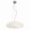 Suspension 5 lampes design Ideal lux Glory Blanc Verre